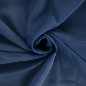 10 yards x 118" Flame Retardant (FR) Voile Sheer Fabric Roll/Bolt - Navy Blue