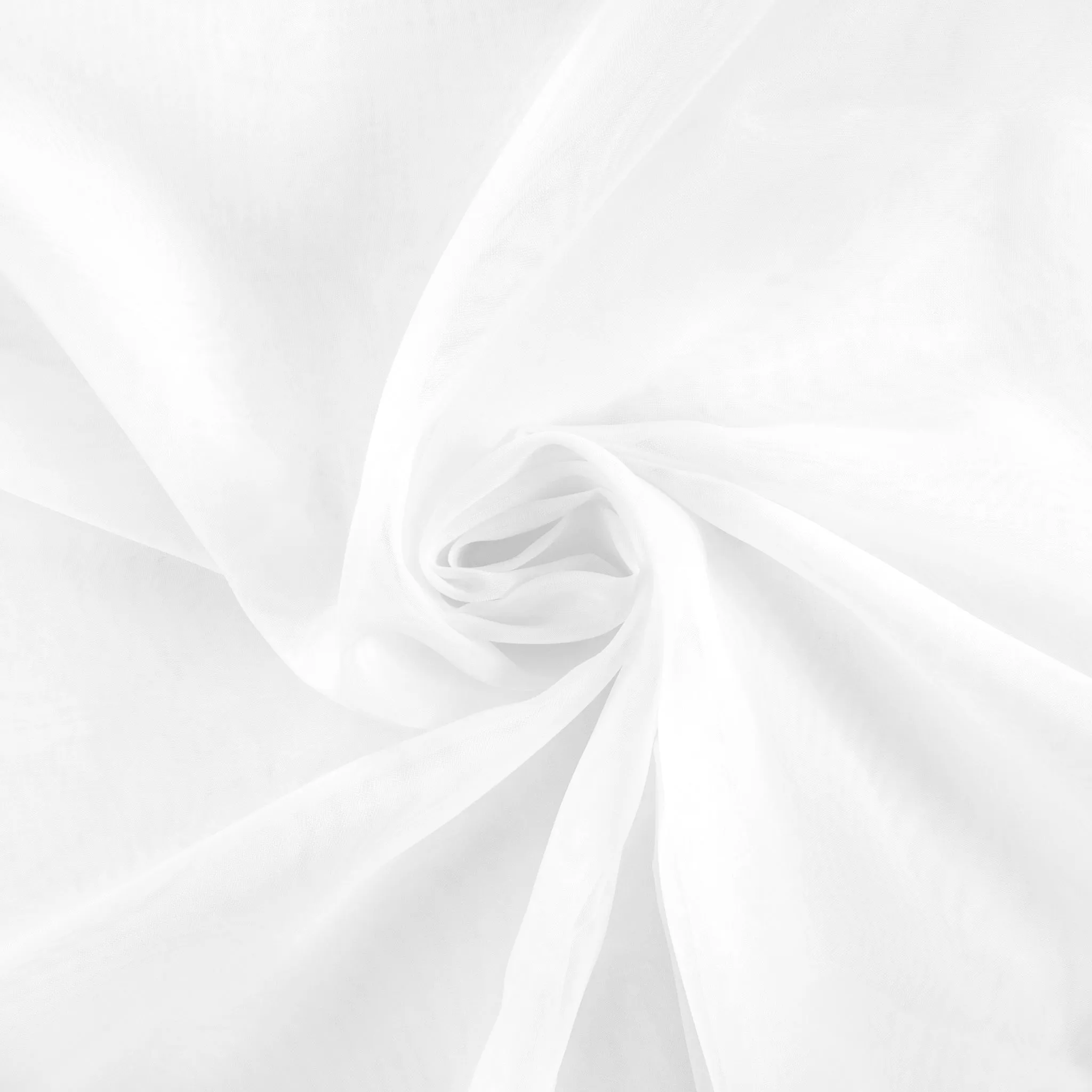 10 yards x 118" Flame Retardant (FR) Voile Sheer Fabric Roll/Bolt - White