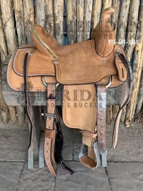 13" Sheridan Youth Ranch Saddle Full RO/Pencil Roll