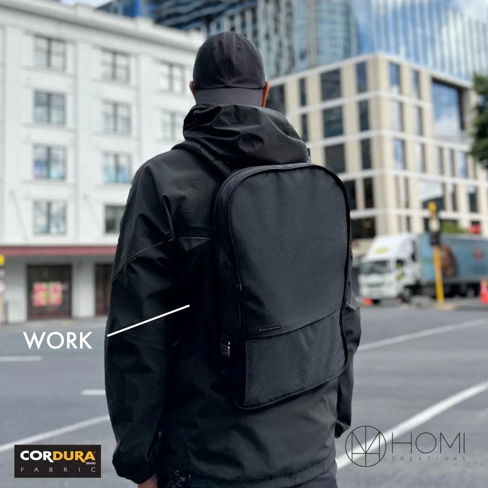 3 in 1 -ONE BAG- CORDURA 後背包 - 超耐磨耐用，經典全情境設計，可拆解，可擴充，商務/探索/旅遊 3 種模式完美轉換