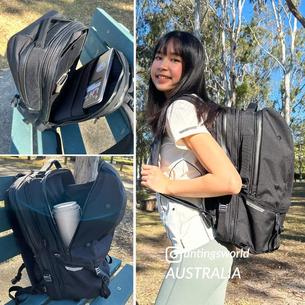3 in 1 -ONE BAG- CORDURA 後背包 - 超耐磨耐用，經典全情境設計，可拆解，可擴充，商務/探索/旅遊 3 種模式完美轉換