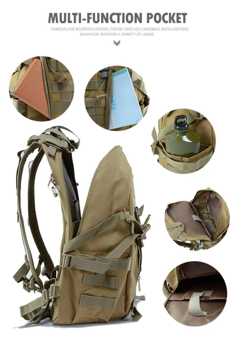 40L Camping Military Style Backpack