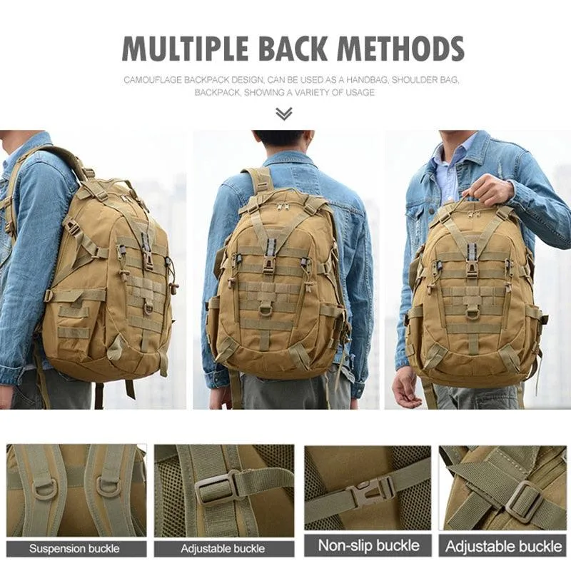 40L Camping Military Style Backpack