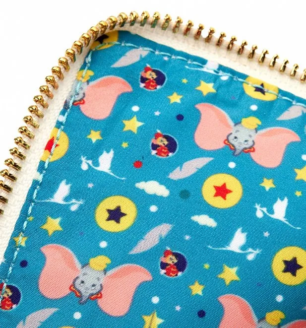 4" Disney : Dumbo - Book Faux Leather Zip Around Wallet Loungefly
