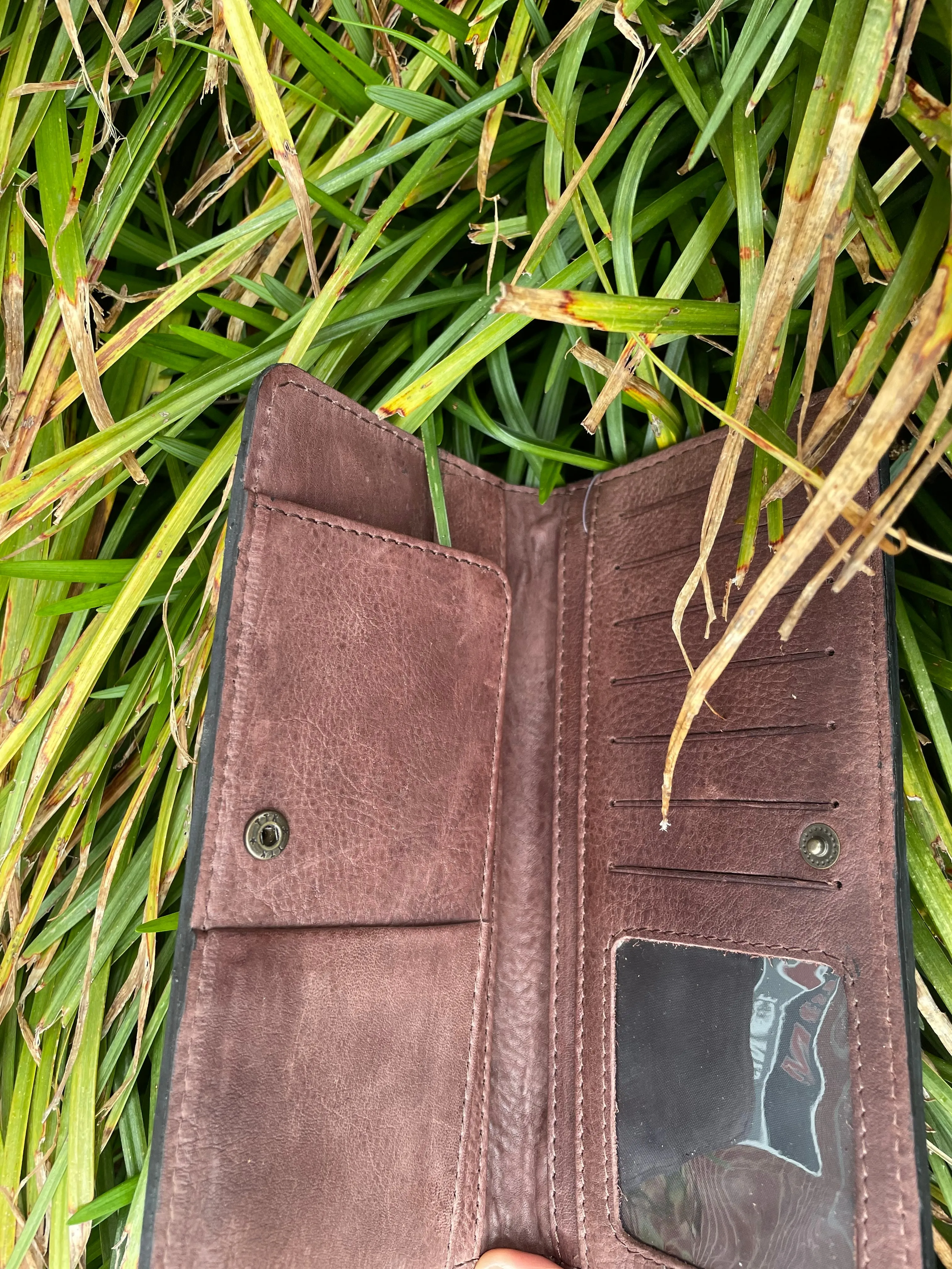 American Darling Tooled Buck stitch Wallet
