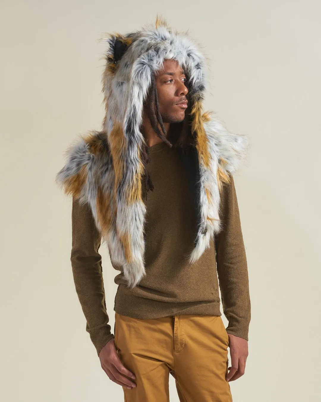 Arctic Fox Collector Edition Faux Fur Shawl | Men's