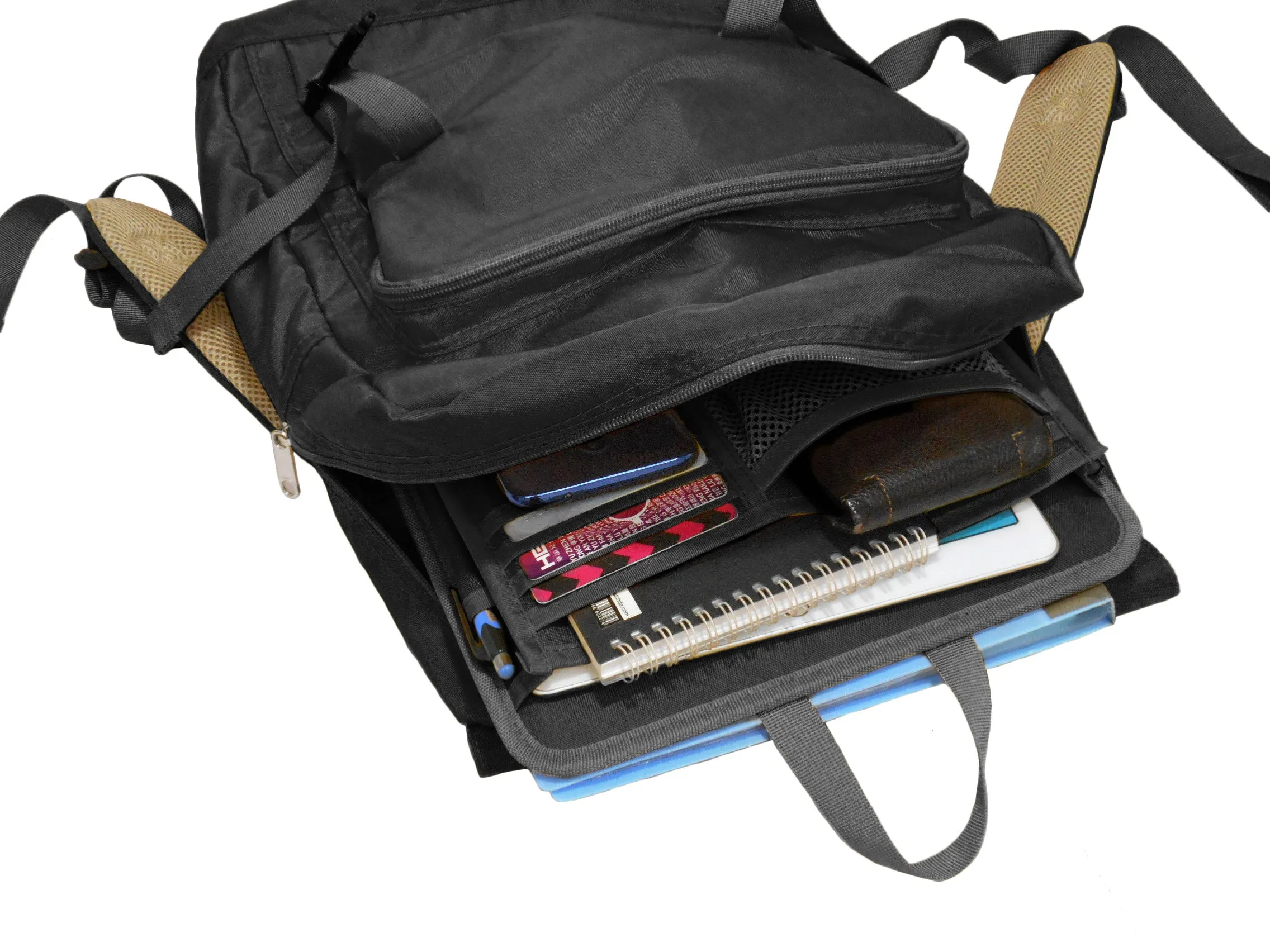 Backpack with Insert Organizer Set, for Travel, Business, College, Casual, Slim and Smart Looking, Women & Men