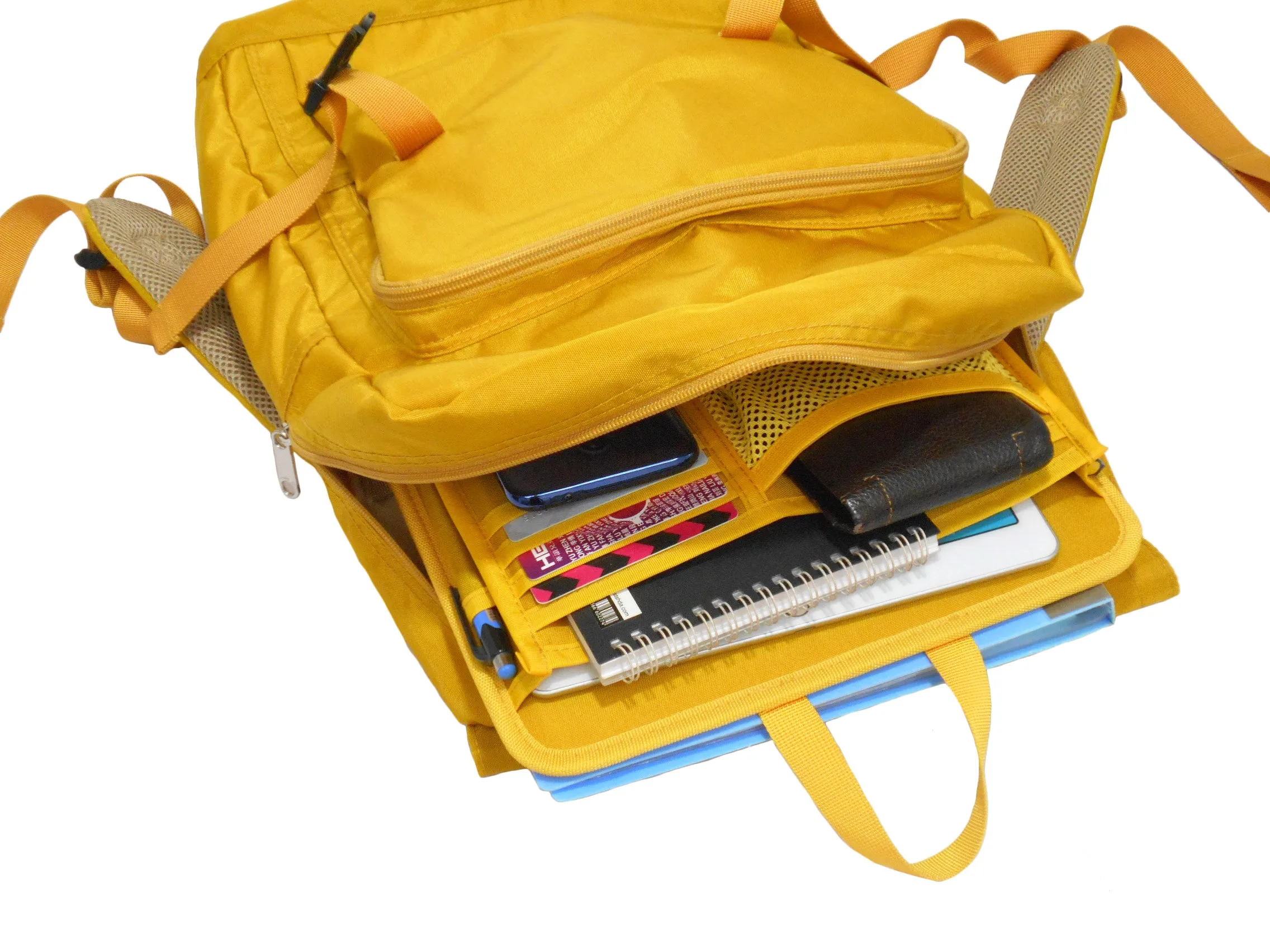 Backpack with Insert Organizer Set, for Travel, Business, College, Casual, Slim and Smart Looking, Women & Men