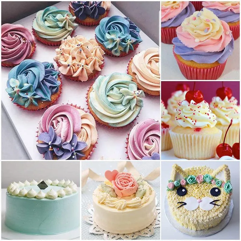 Baking tool for cream decoration - ultimate decoration set