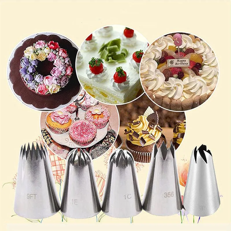 Baking tool for cream decoration - ultimate decoration set