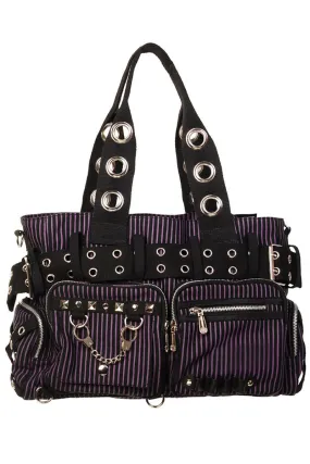 Banned Sweet Revenge Black / Purple Bag