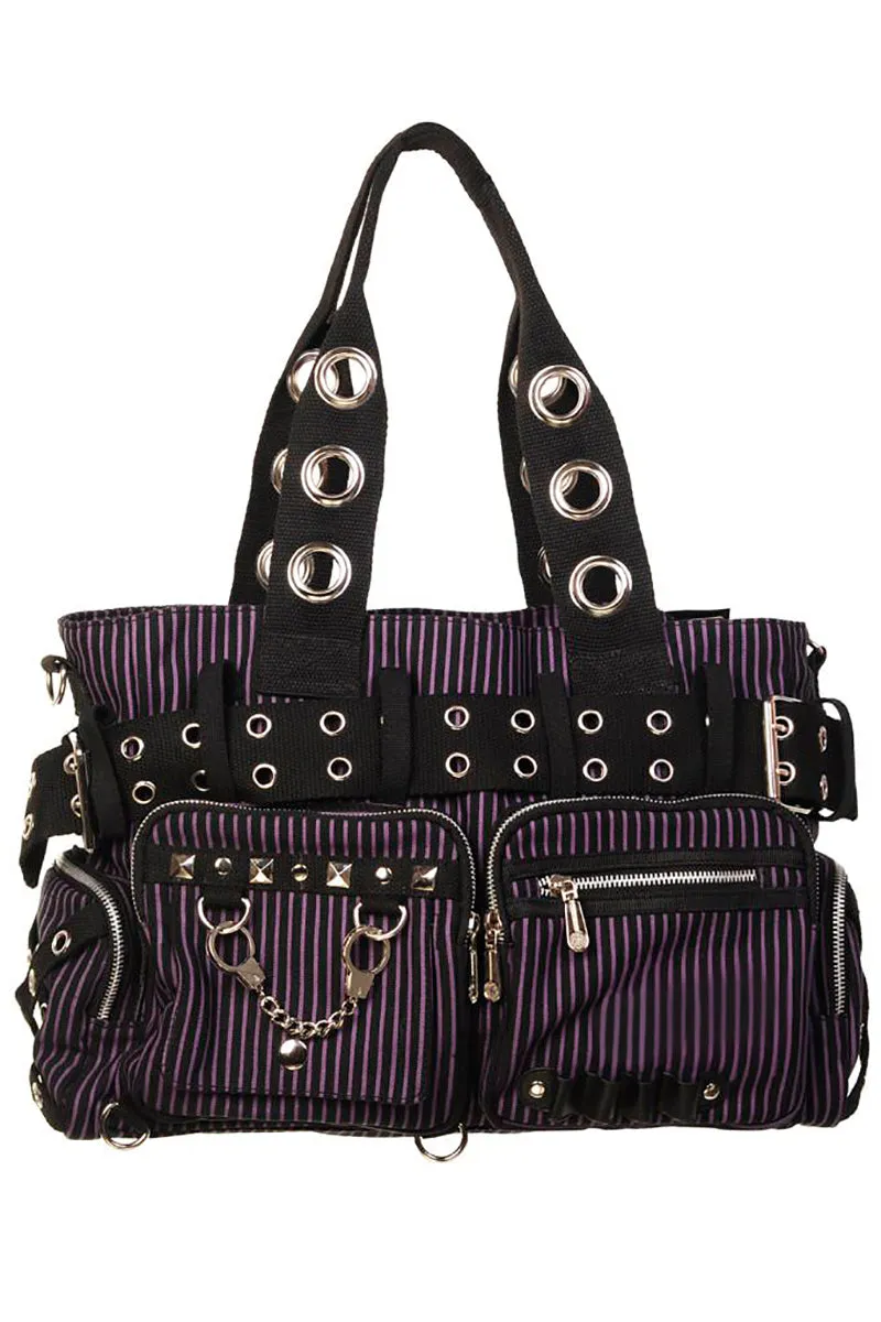 Banned Sweet Revenge Black / Purple Bag