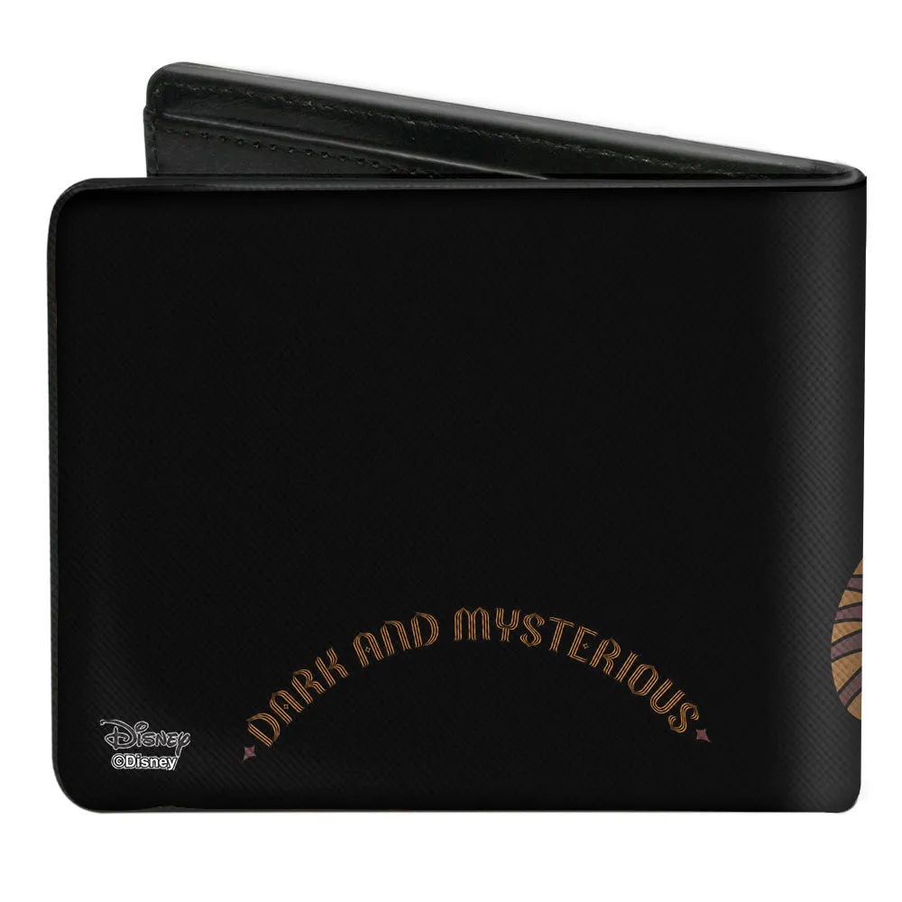 Bi-Fold Wallet - Aladdin 2019 Jafar Snake Staff Pose   DARK AND MYSTERIOUS Black Multi Color