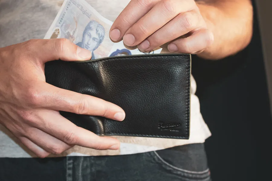Billfold Coin Wallet Leather Wallet
