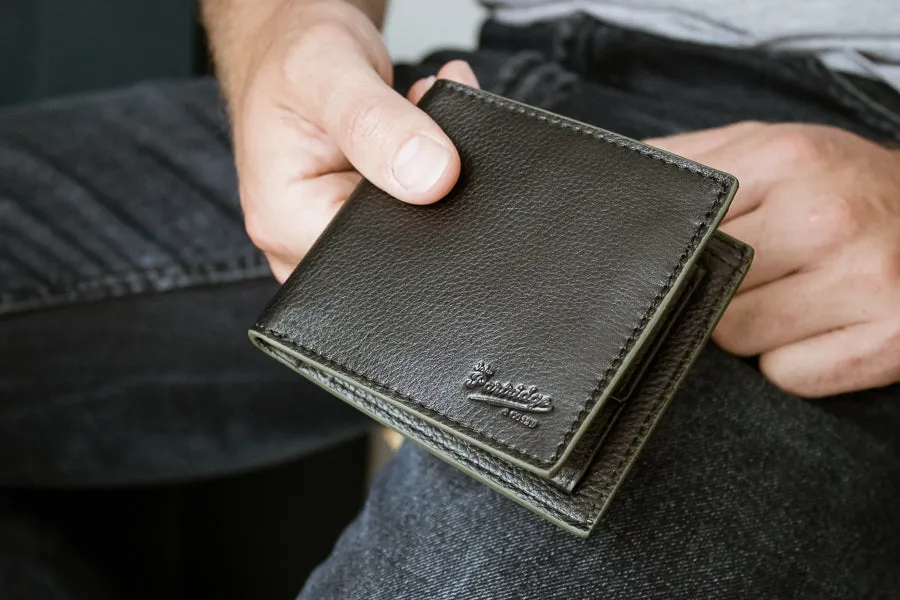 Billfold Coin Wallet Leather Wallet