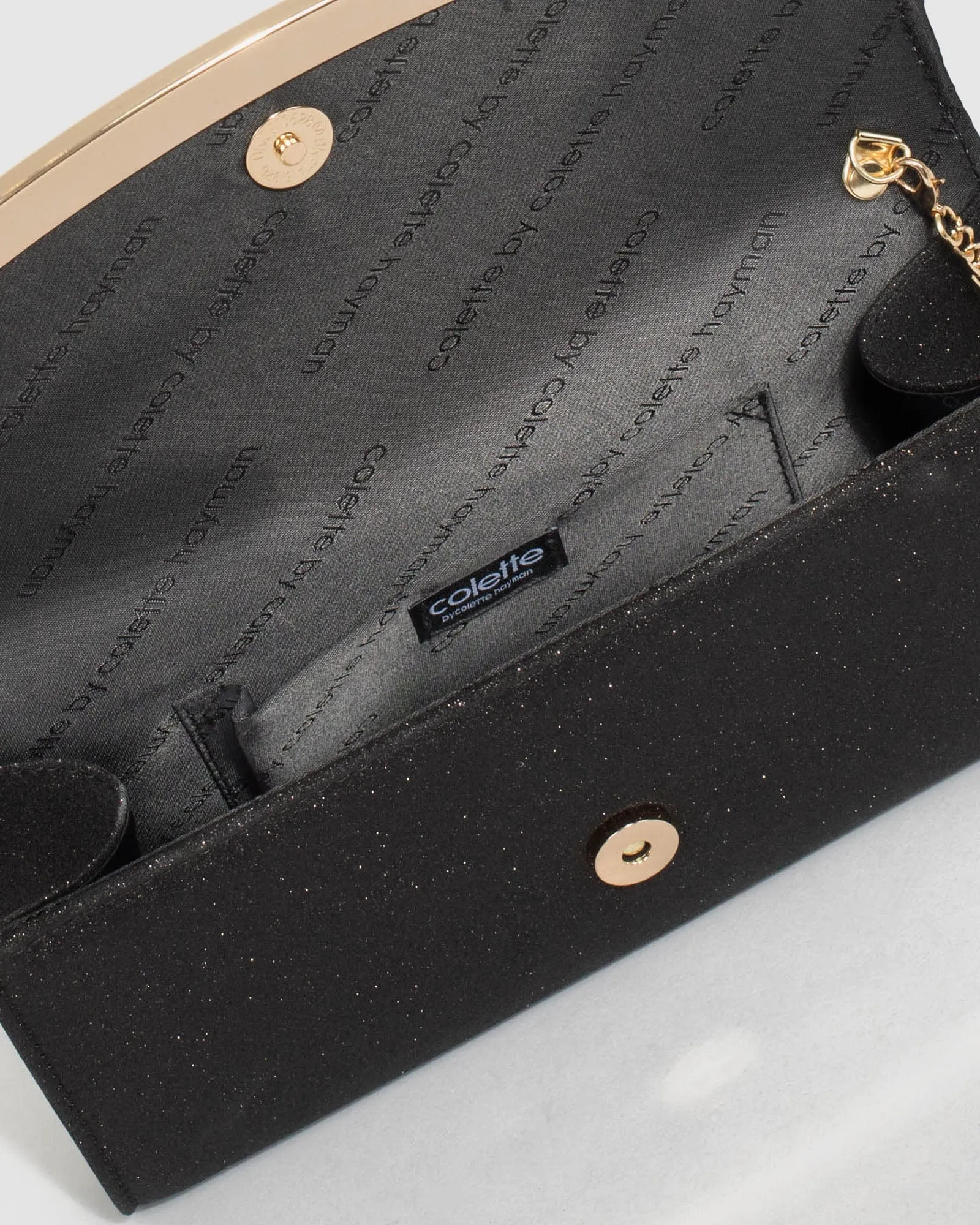 Black Sammi Evening Clutch Bag