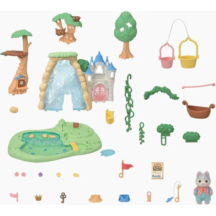 Calico Critters Secret Forest Falls Playset
