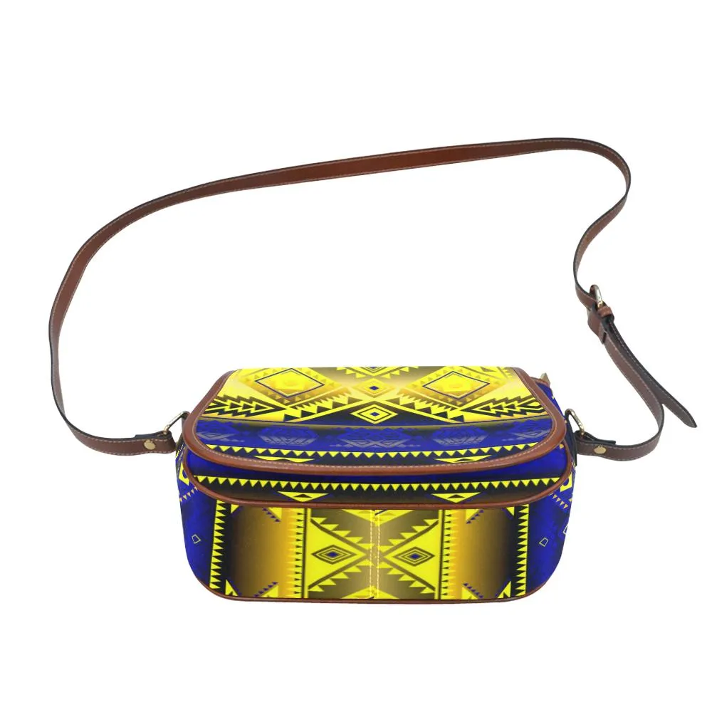 California Coast Afternoon Storm Saddle Bag/Small