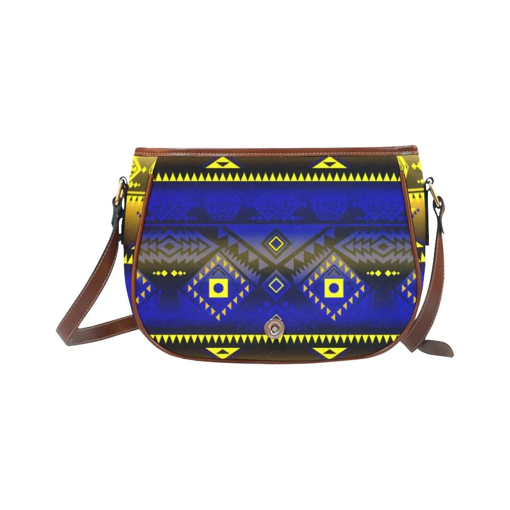 California Coast Afternoon Storm Saddle Bag/Small