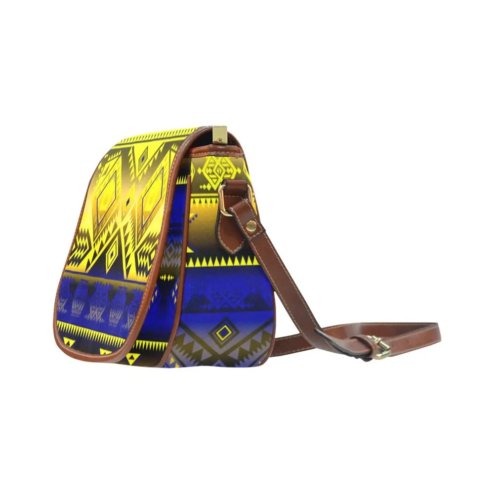 California Coast Afternoon Storm Saddle Bag/Small
