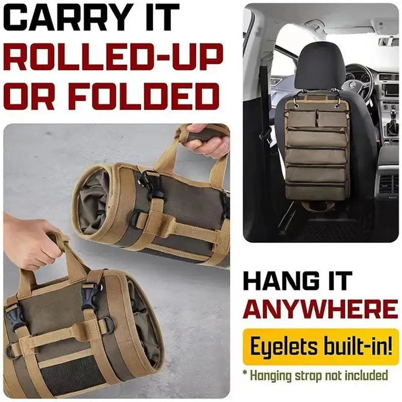 CampMate Tool Roll: Professional Rolled Portable Waterproof Storage