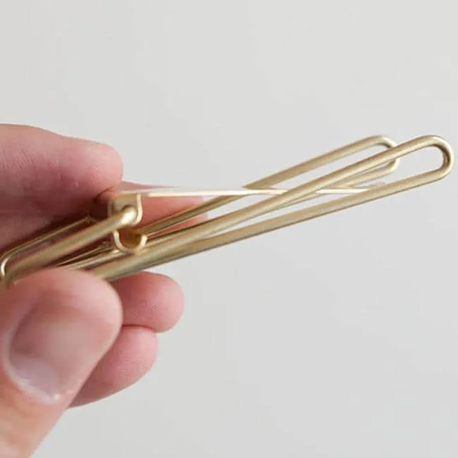 Candy Design & Works Money Clip Hopper in Brass