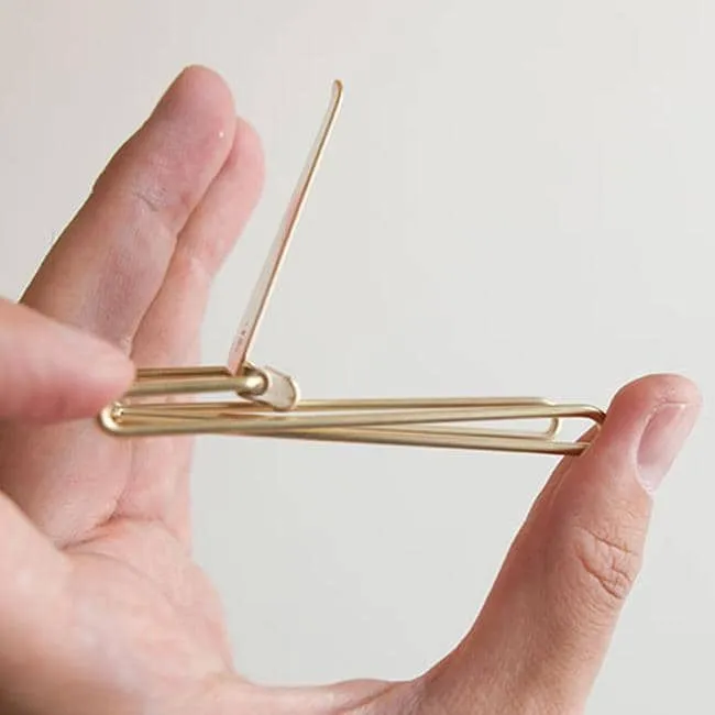 Candy Design & Works Money Clip Hopper in Brass