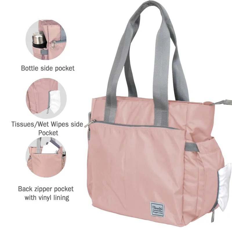 Casual & Fashionable Design Diaper Bag Tote for Mom
