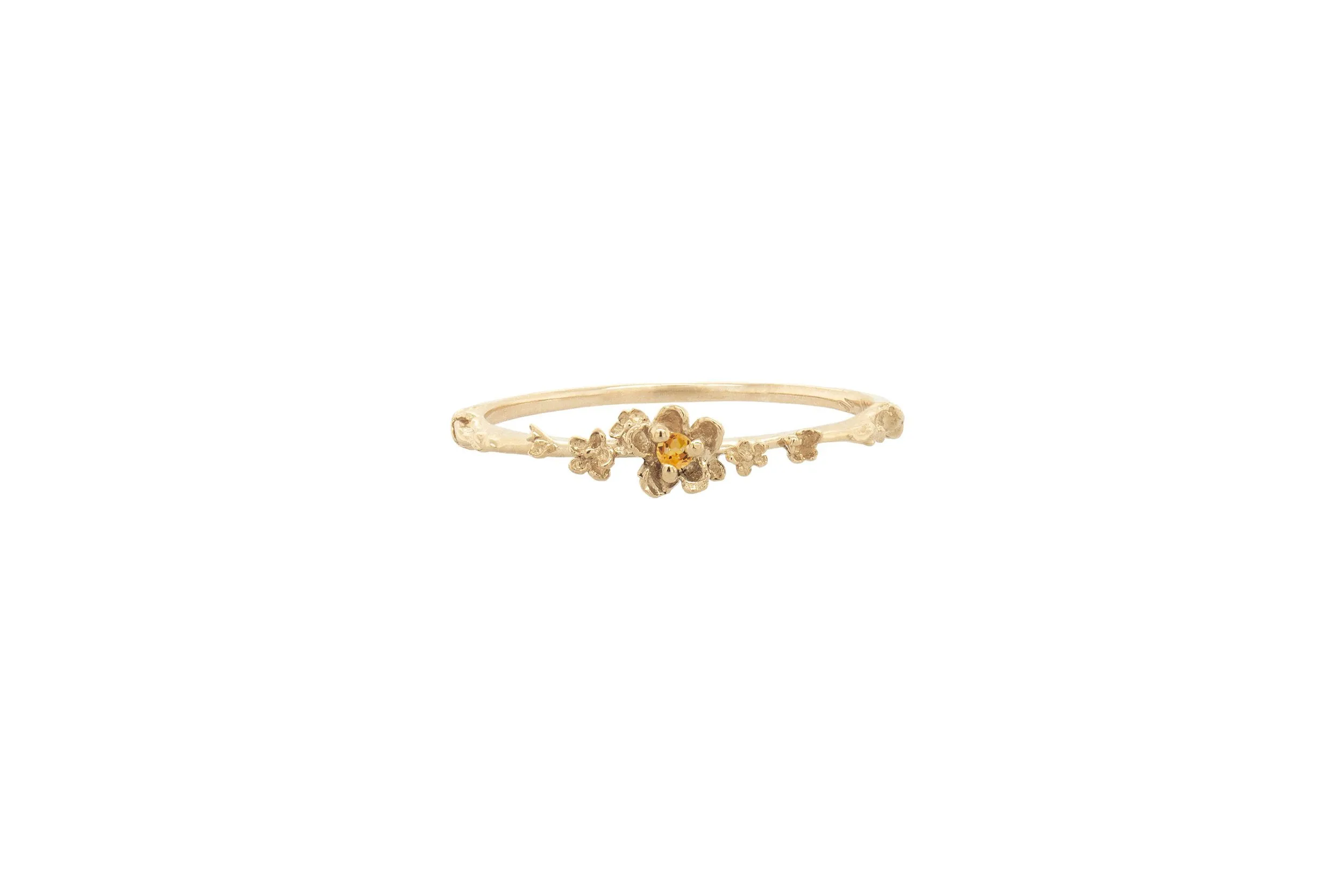 Citrine Buttercup Ring