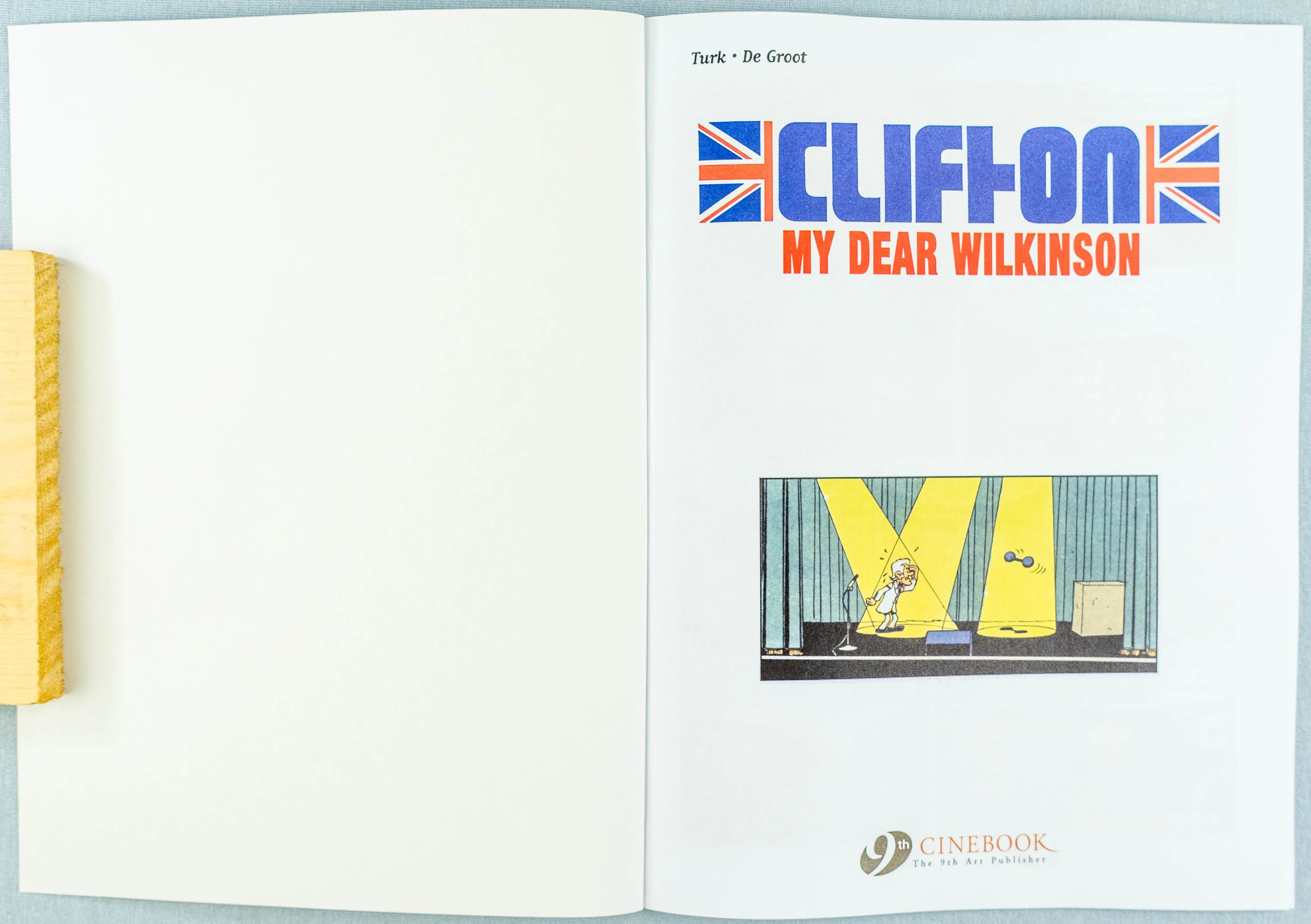 Clifton Volume 1 - My Dear Wilkinson Cinebook Paperback Comic Book Turk / De Groot