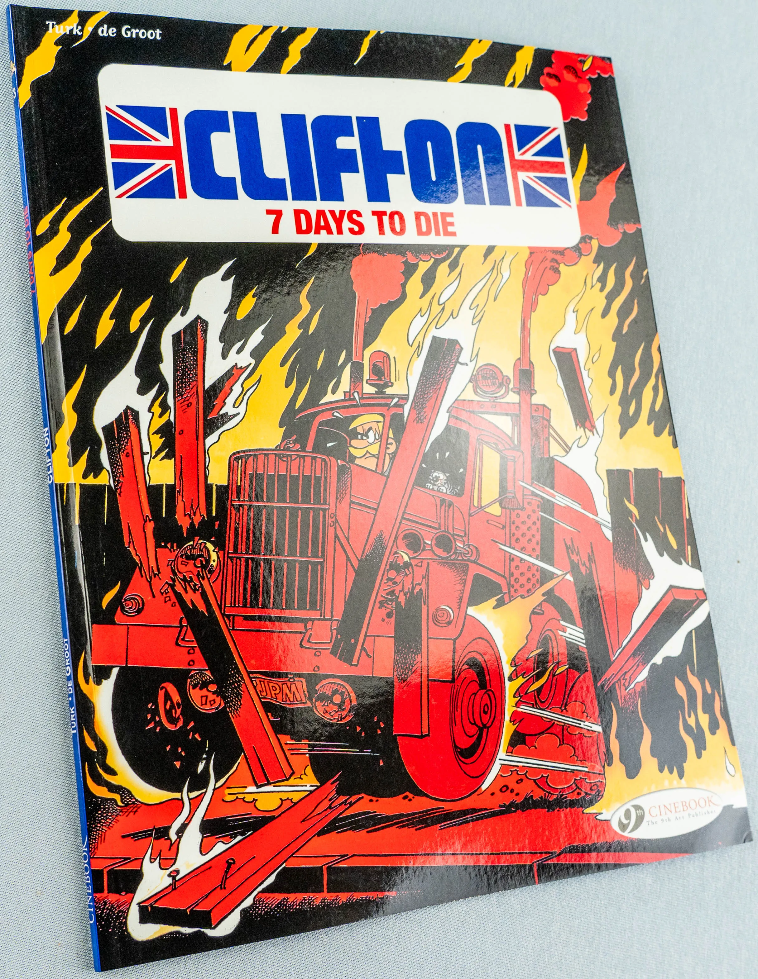 Clifton Volume 3 - 7 Days to Die Cinebook Paperback Comic Book Turk / De Groot