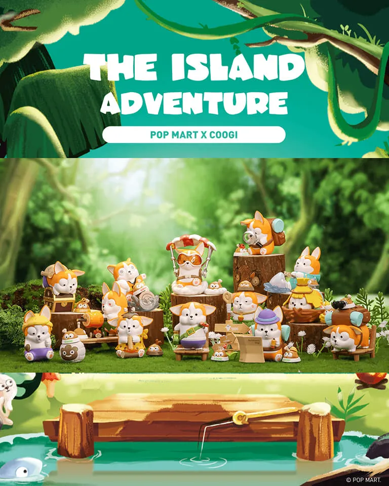 Coogi & Foody The Island Adventure Series Blind box Series by Coogi x Pop Mart
