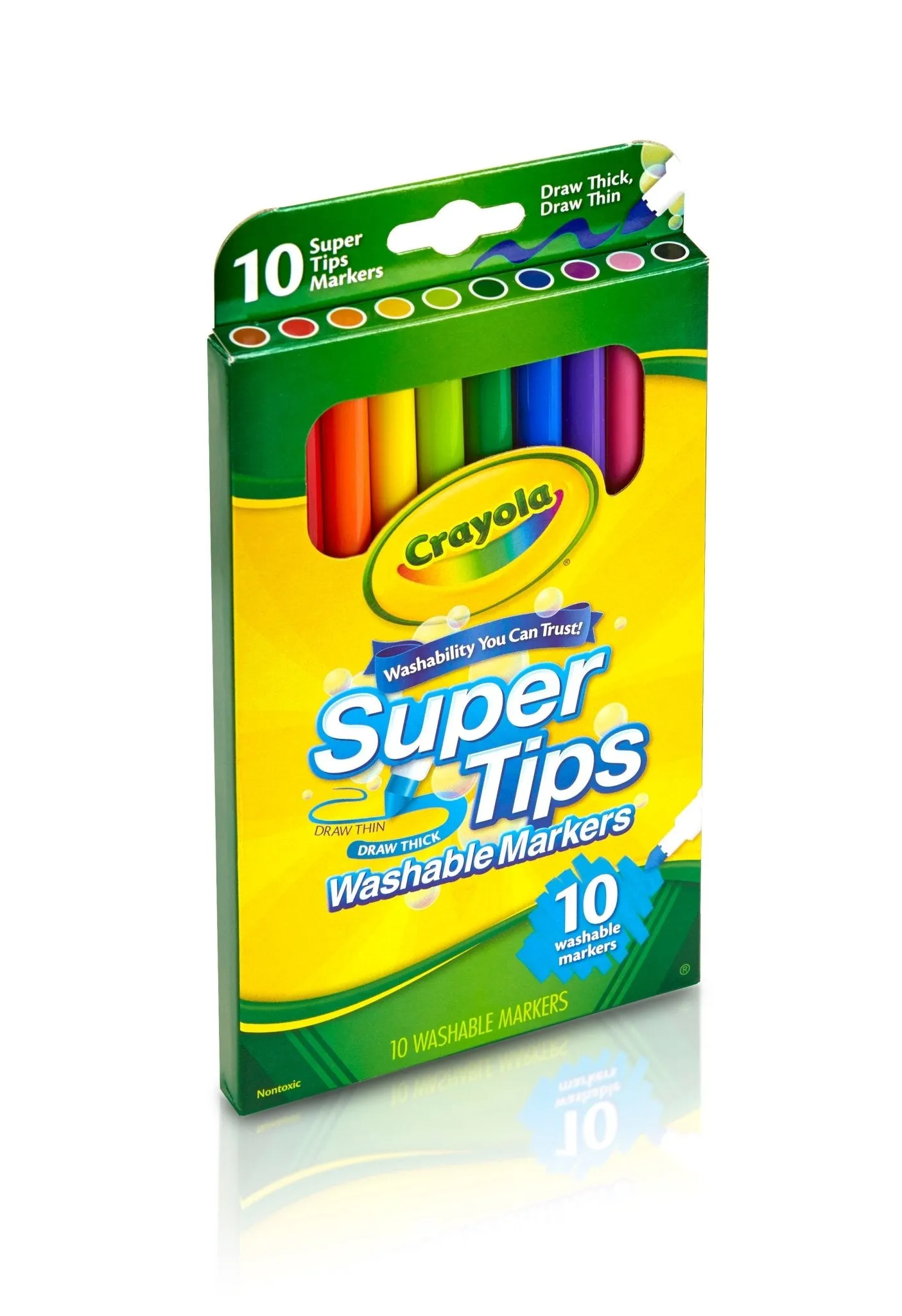 Crayola 10ct Washable Super Tips Markers