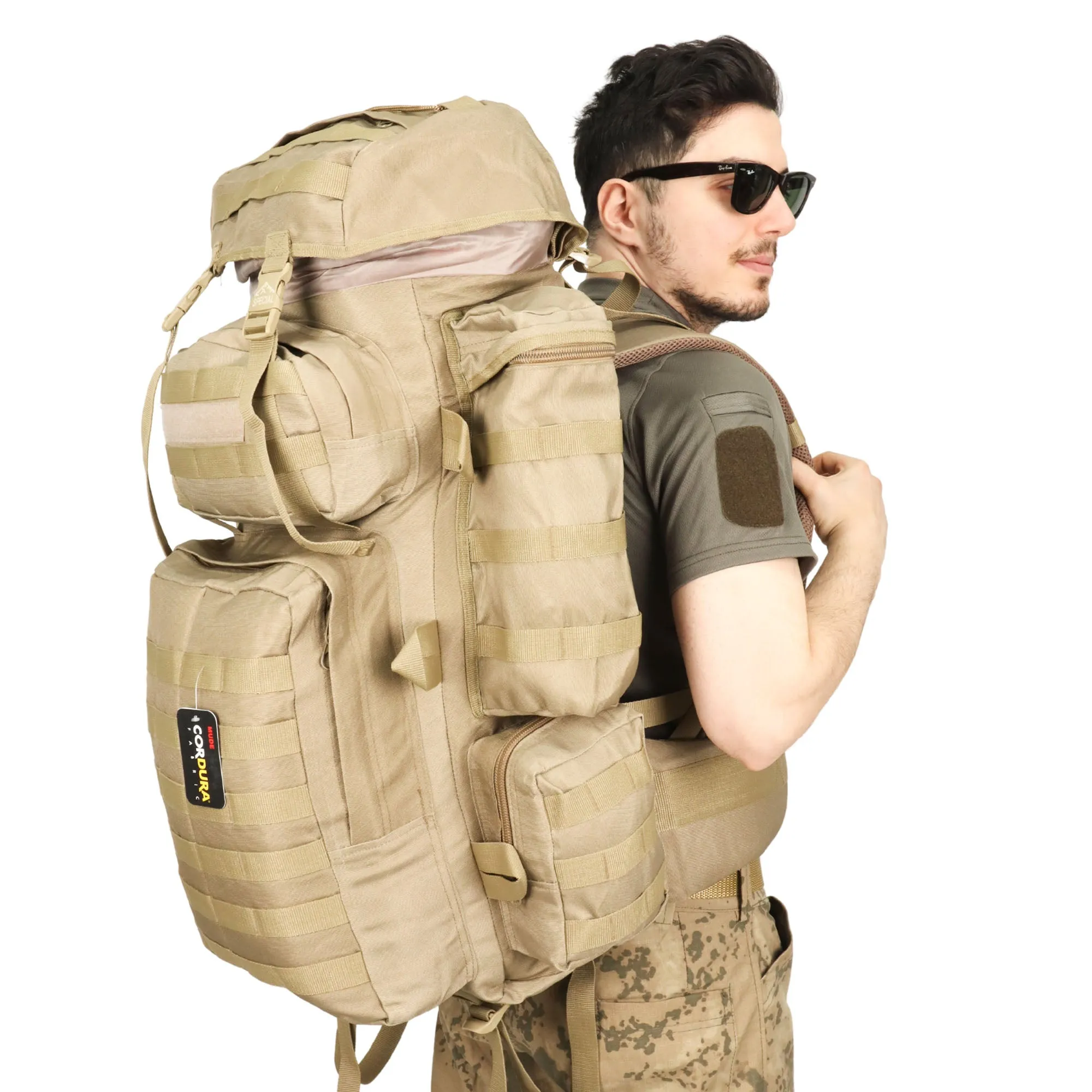 CRW Camouflage Large Military Operation Backpack - 110 Liter Bag