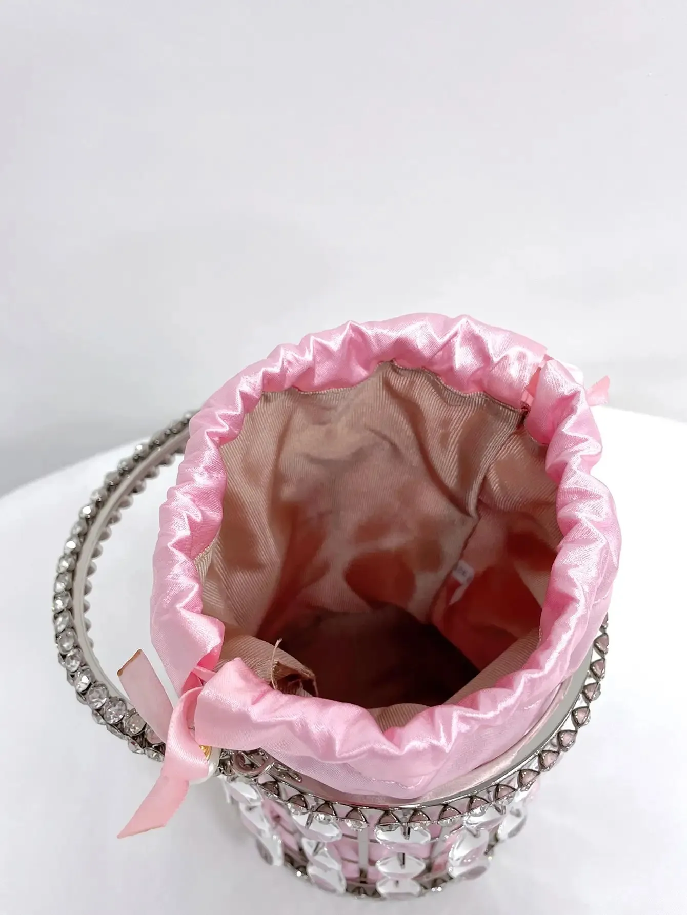 Crystal Clutch Chain Bag