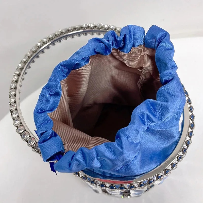 Crystal Clutch Chain Bag