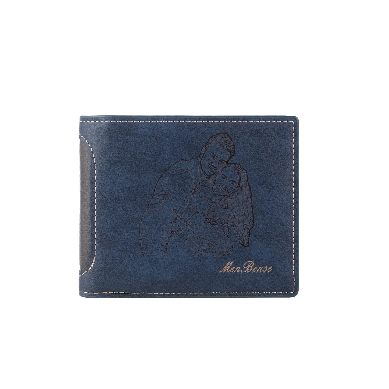 Custom Photo Text Men Wallet