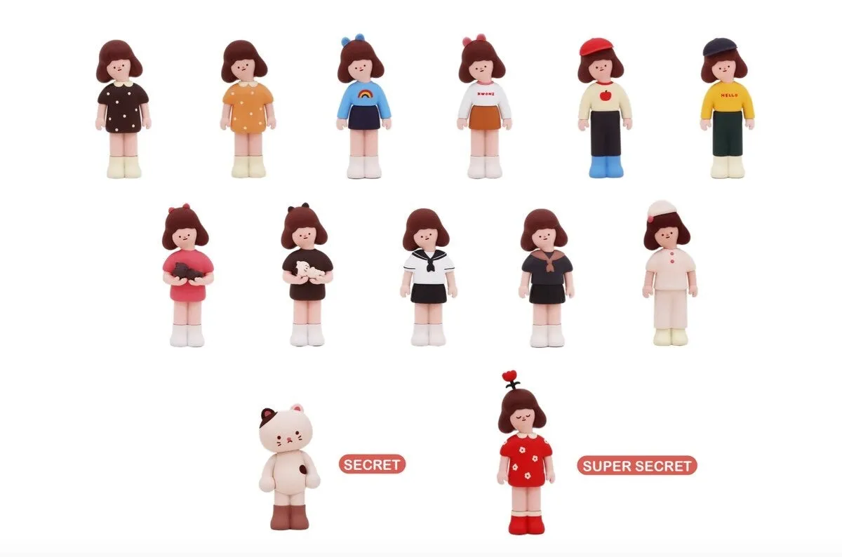 Daily Kwoni Blind Box Series by Raccoon Factory