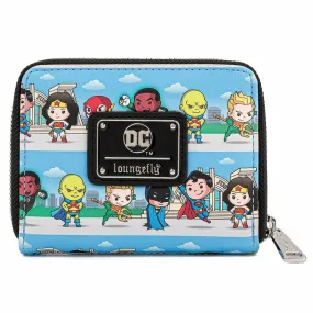 DC SUPERHEROES CHIBI ZIPAROUND WALLET