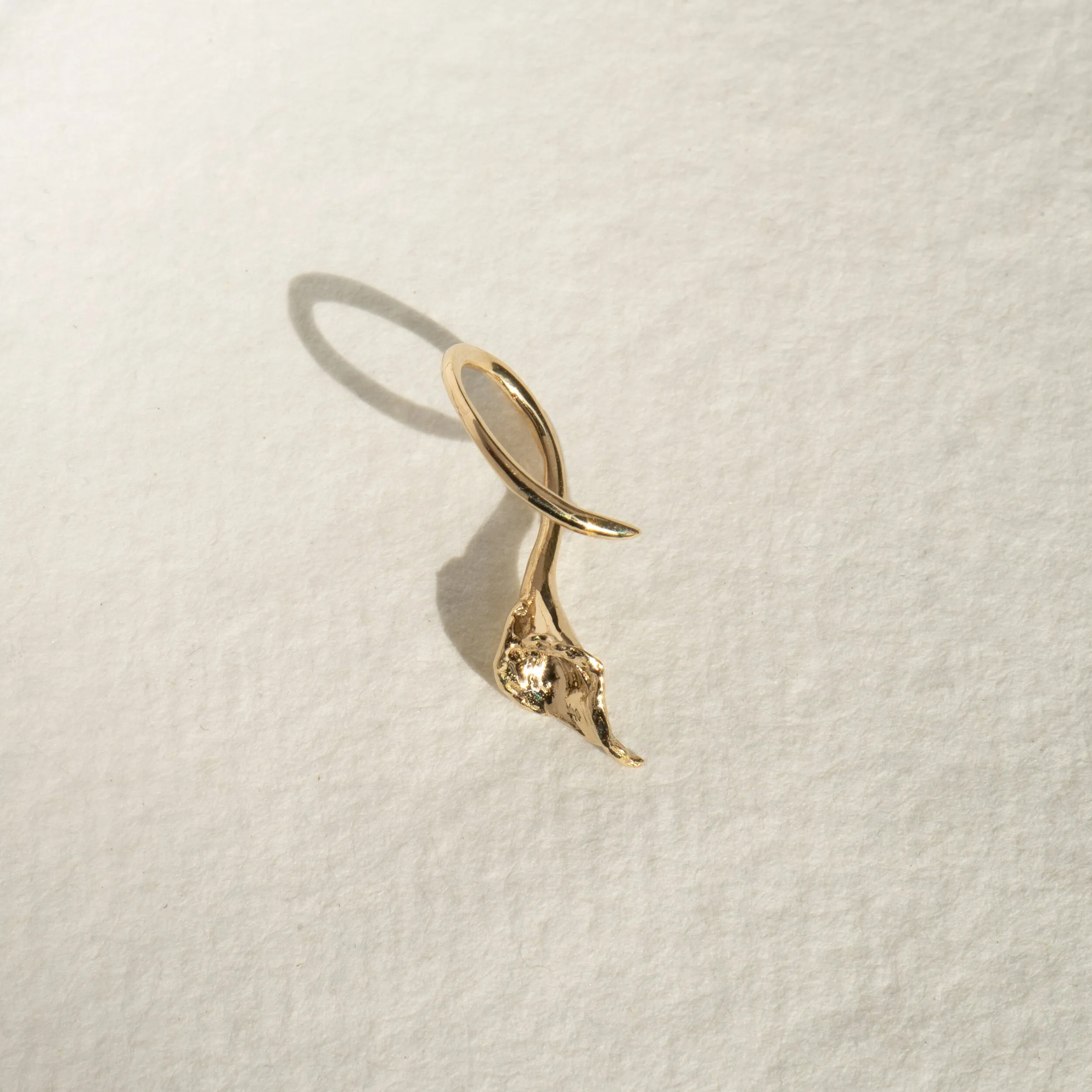 Diamond Calla Lily Earring