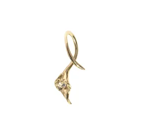 Diamond Calla Lily Earring