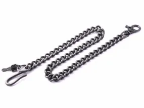 Double KG clip wallet chain: Brass