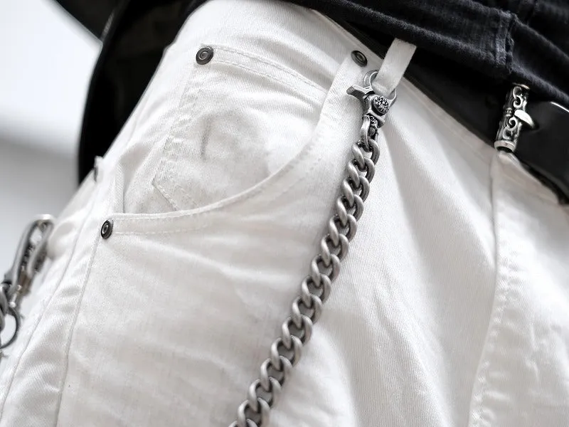 Double KG clip wallet chain: Brass