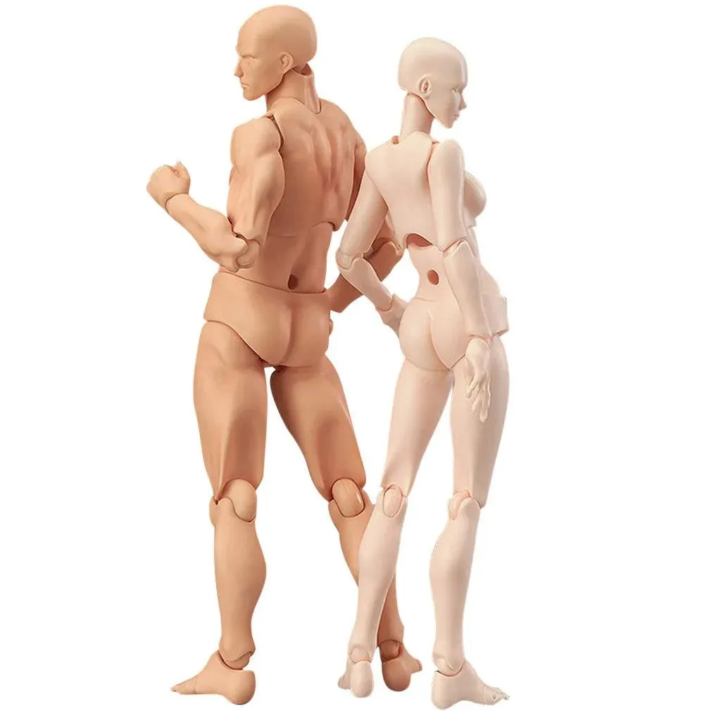 Dynamic Poseable Artist Mannequin Set for Creative Expression