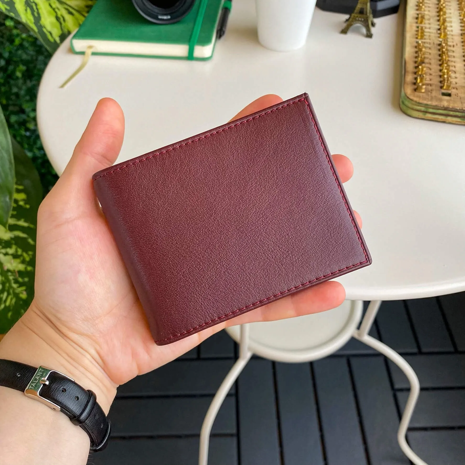 Edusa - Genuine Leather Premium Money Clip Luxury Wallet