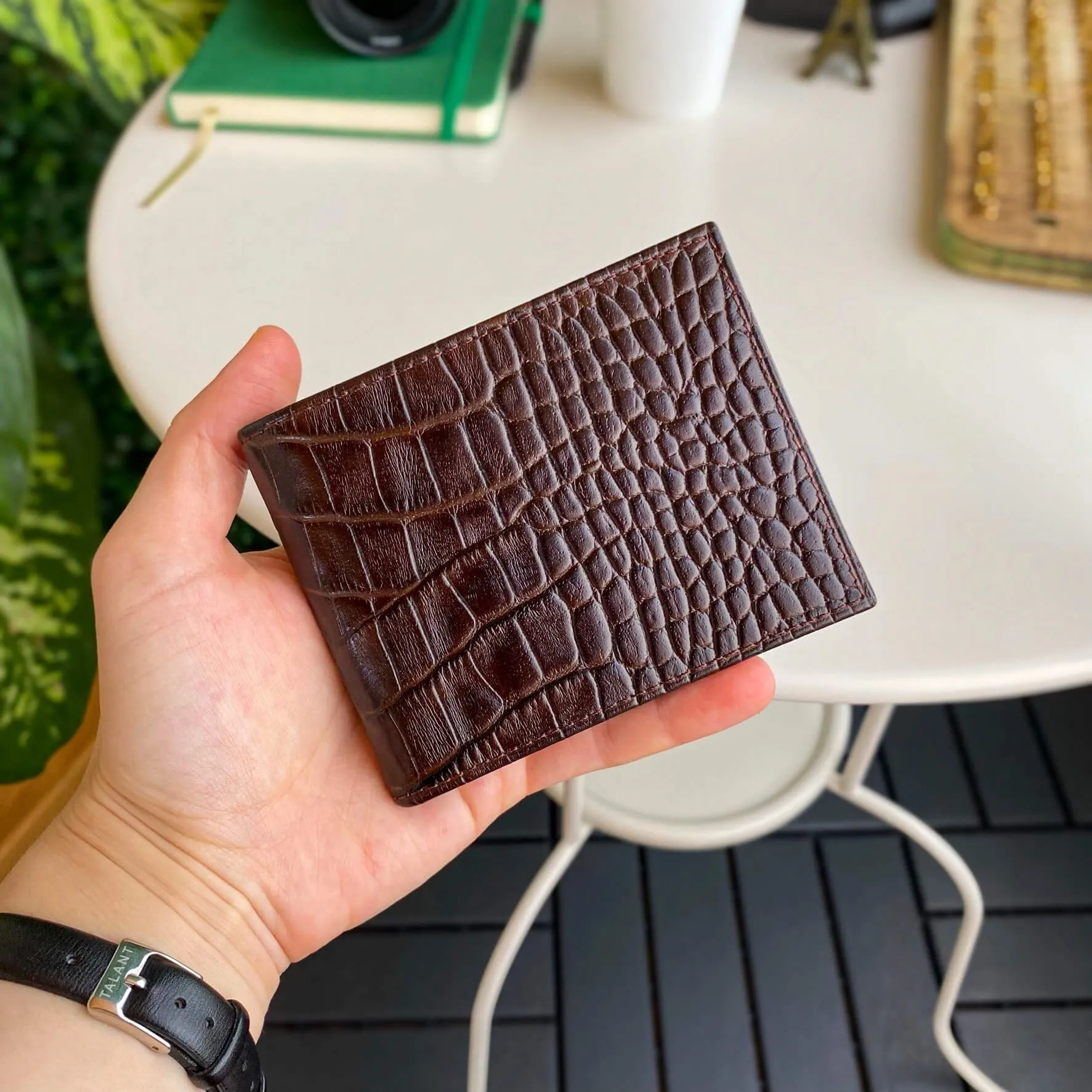 Edusa - Genuine Leather Premium Money Clip Luxury Wallet