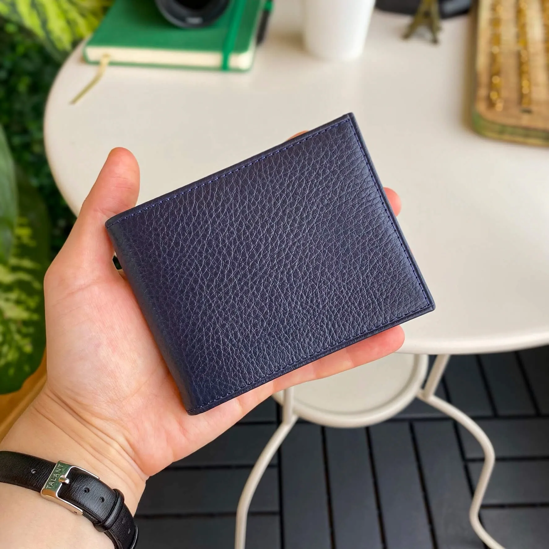 Edusa - Genuine Leather Premium Money Clip Luxury Wallet
