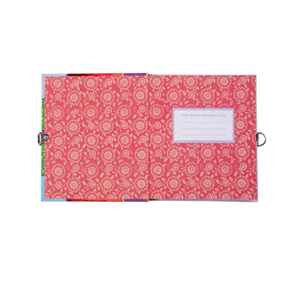 eeBoo hearts and birds journal / diary with key