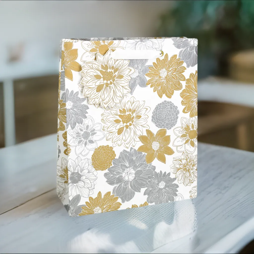 Elegant Floral Large Gift Bag