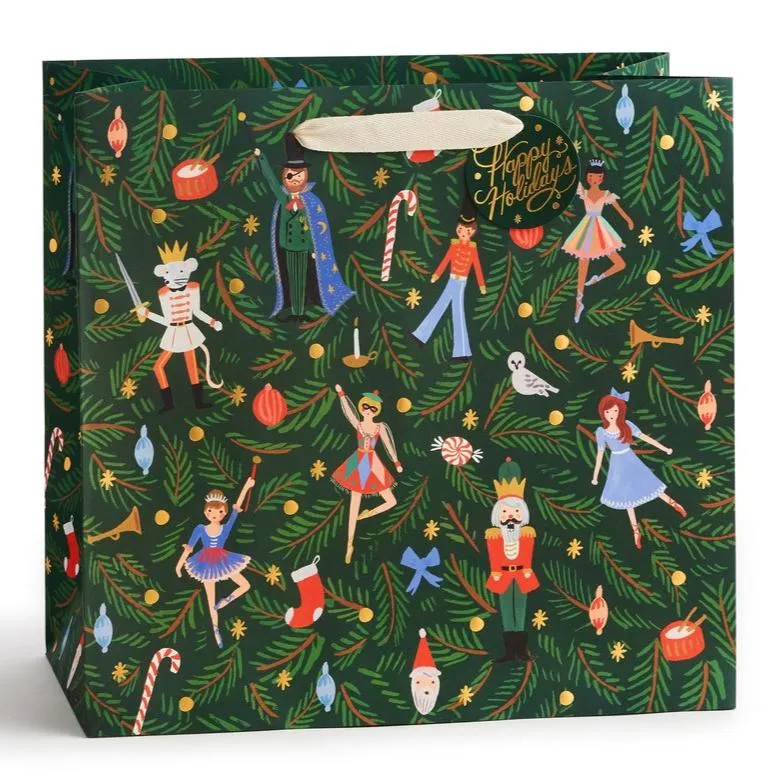 Evergreen Nutcracker Gift Bags by Rifle Paper Co.